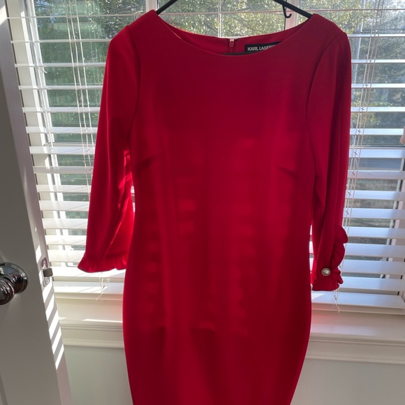 Karl Lagerfeld Dresses & Skirts - beautiful dress. worn once!  excellent condition!  Perfect for holidays